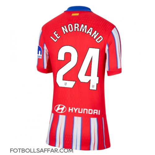 Atletico Madrid Robin Le Normand #24 Hemmatröja Dam 2024-25 Kortärmad